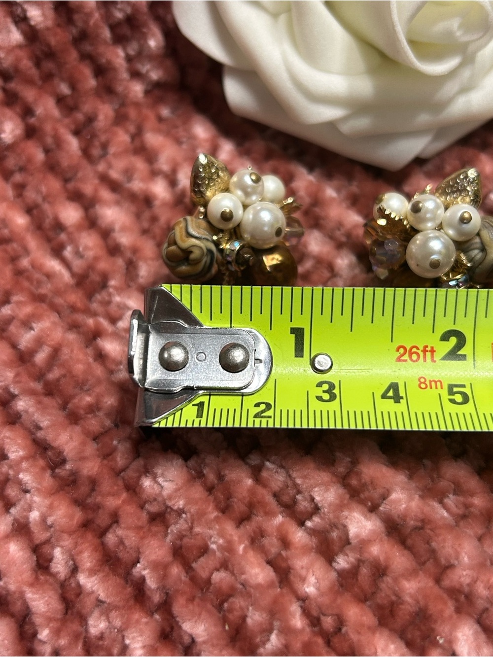 Vendome 50’s Cluster Clipon/Screwbacks Earrings - Picture 10 of 11